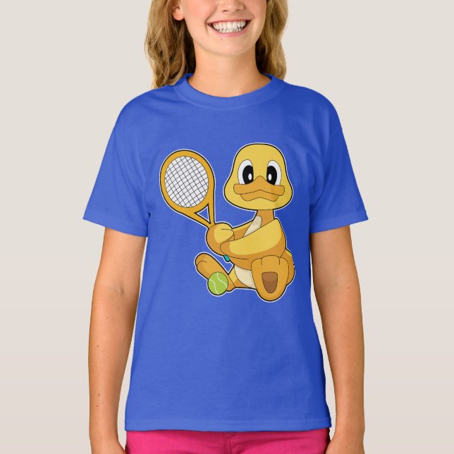 Duck Tennis Tennis racket T-Shirt (Front)