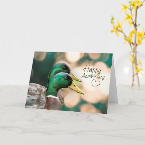 Duck_Themed Anniversary Card
