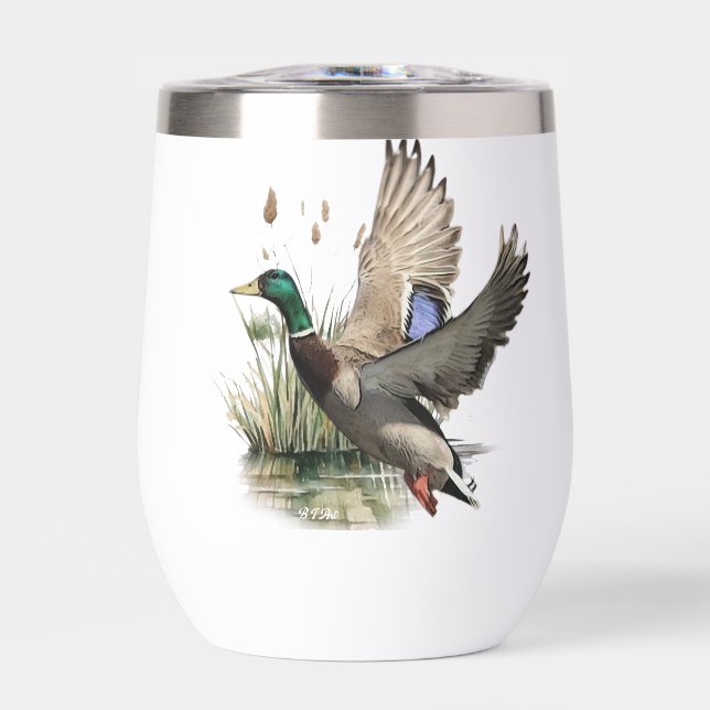 Duck Thermal Wine Tumbler (Front)