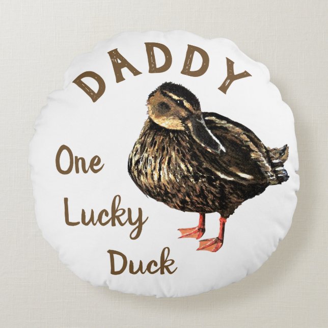 Duck Throw Pillow (Front)