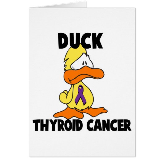 Duck Thyroid Cancer Cards (Front)