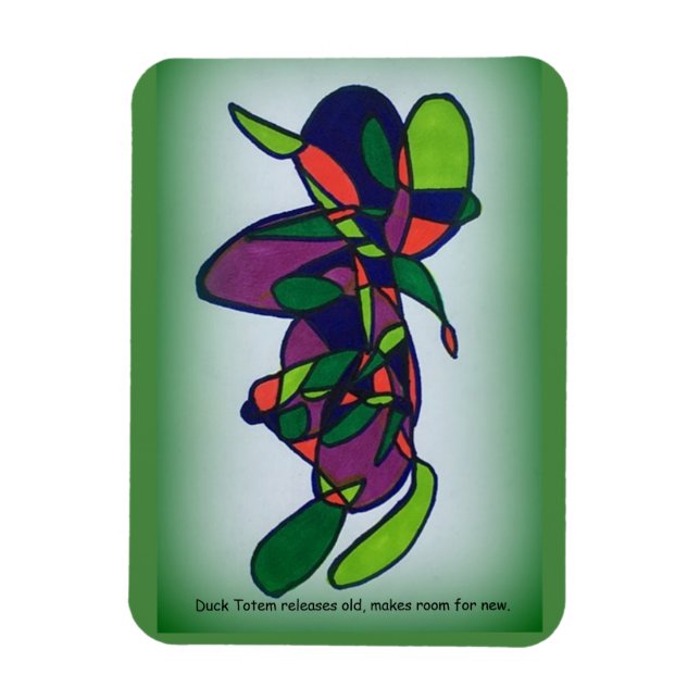 Duck Totem Magnet (Vertical)