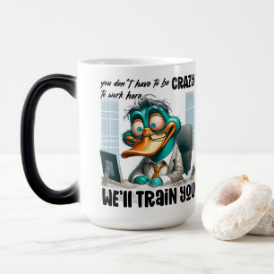 Duck Trainer Humor  Color Morph Mug
