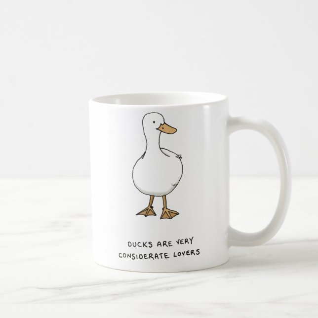 duck trivia coffee mug (Right)