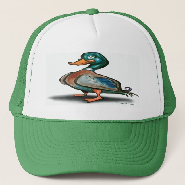 duck trucker hat (Front)