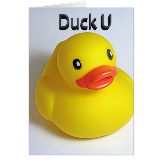 Duck U Cards (Front)