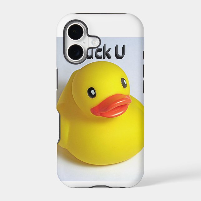 Duck U Iphone Case (Back)