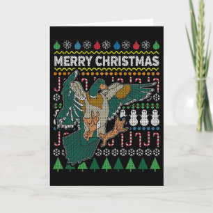 Duck Ugly Christmas Sweater Wildlife Series Holiday Card