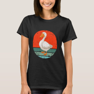 Duck Vintage Retro Duck Farm Animal Duck Lover Fun T-Shirt