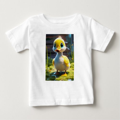Duck Waddling Near Pond Double_Sided T_Shirt