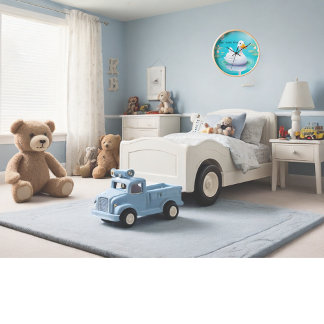 Duck Wall Clock, 27.3 cm Square Acrylic Clock