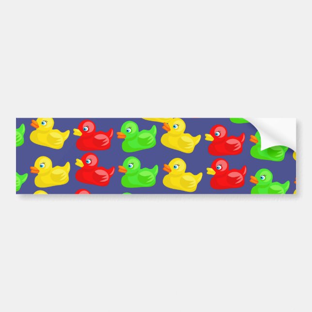 Duck Wallpaper Bumper Sticker (Front)