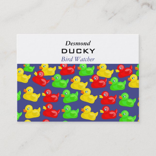Duck Wallpaper Business Card (Front)