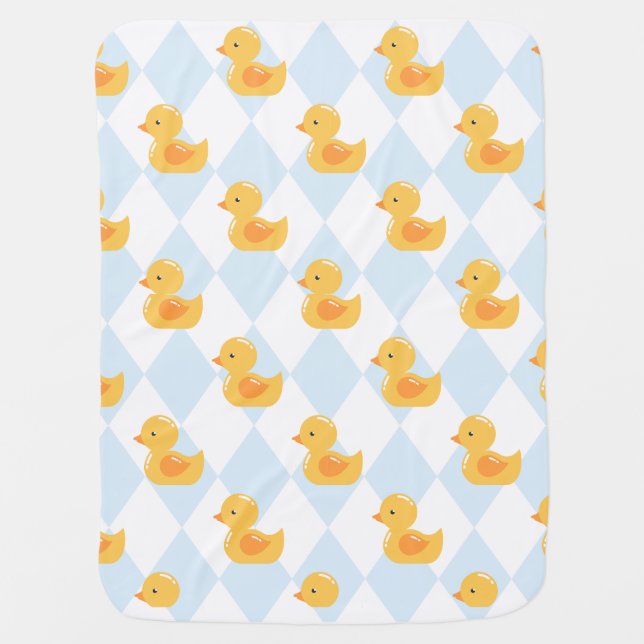 Duck Wave Baby Blanket (Front)