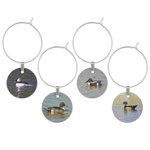 Duck wine charms