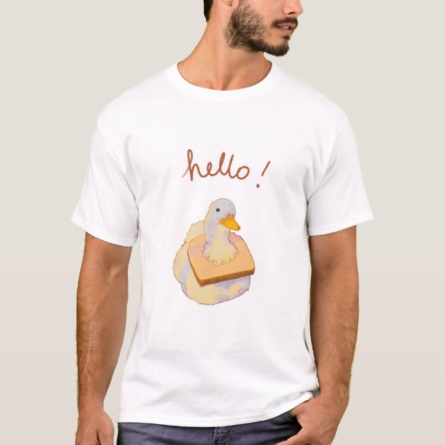 Duck with a bread T-Shirt (Front)