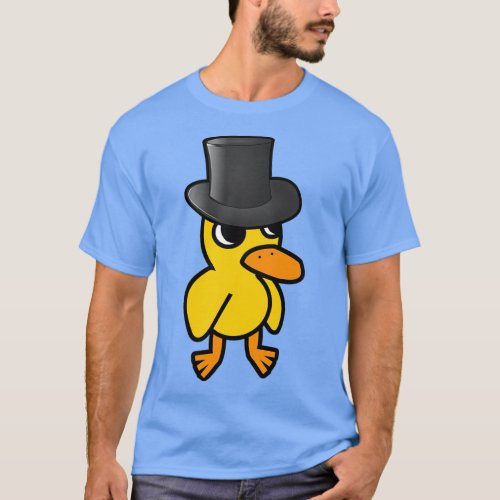 Duck with a top hat