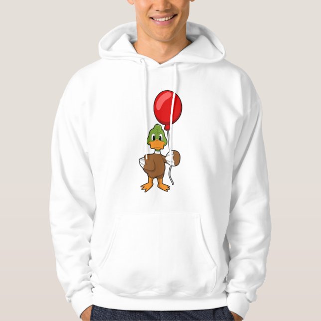 Duck with Balloon Hoodie (Front)