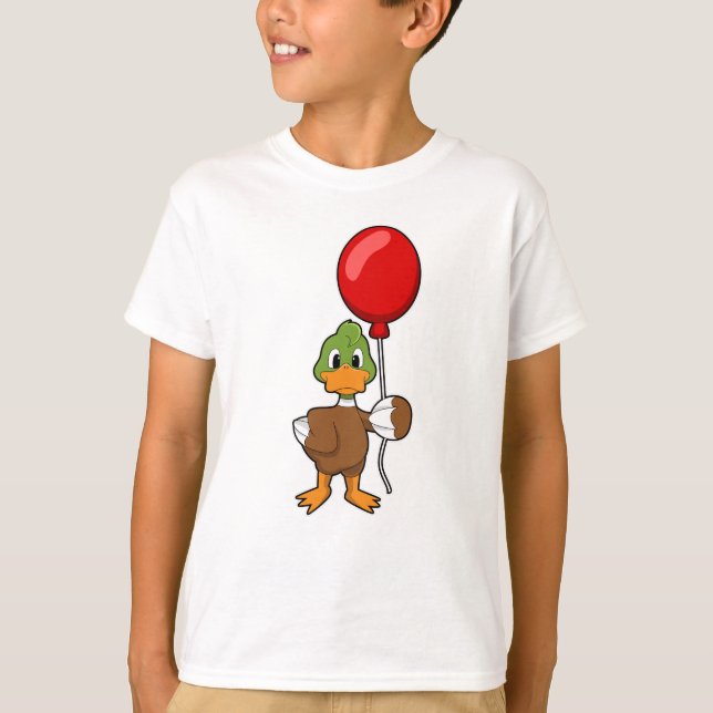 Duck with Balloon T-Shirt (Front)