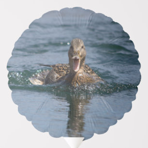 Duck with beak open    balloon