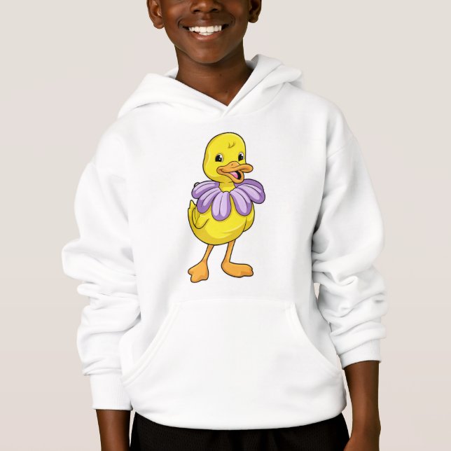 Duck with Daisy Hoodie (Front)