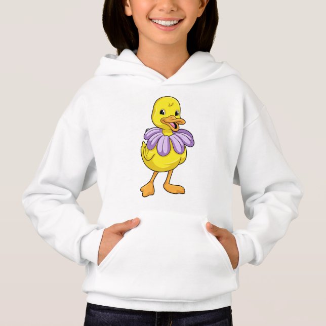 Duck with Daisy Hoodie (Front)