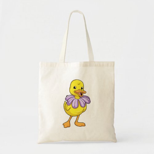 Duck with Daisy Tote Bag