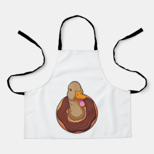 Duck with Donut Apron