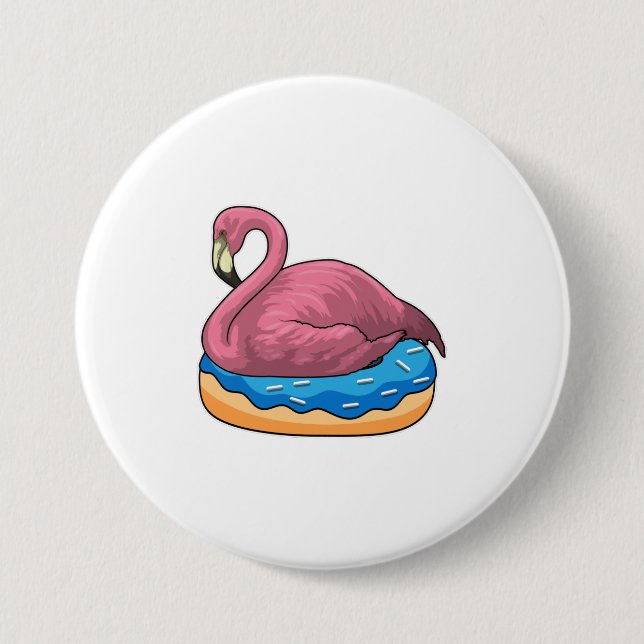Duck with Donut Button (Front)