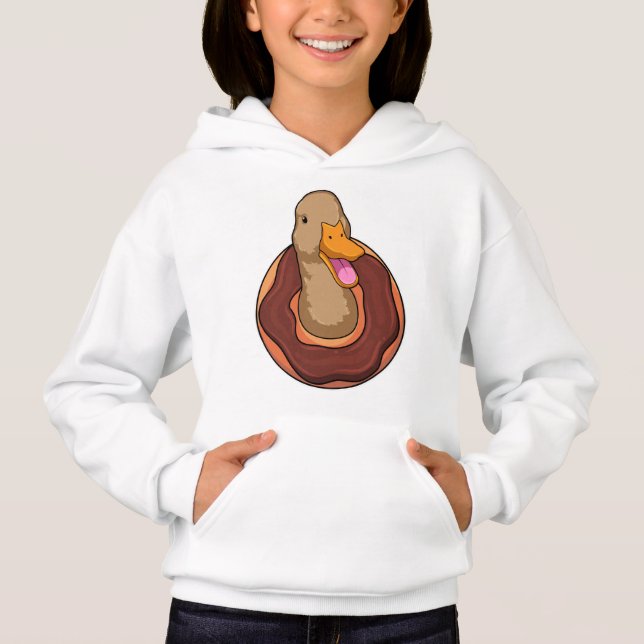 Duck with Donut Hoodie (Front)