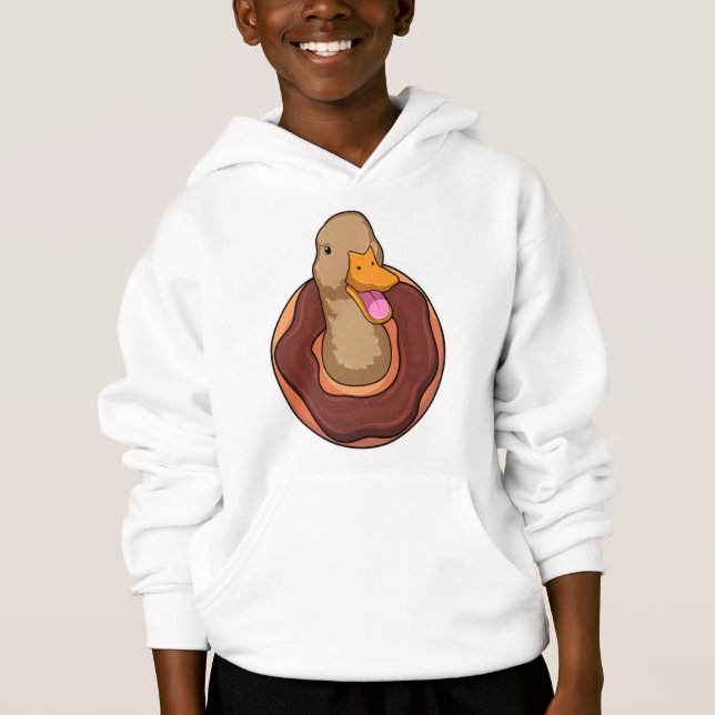 Duck with Donut Hoodie (Front)