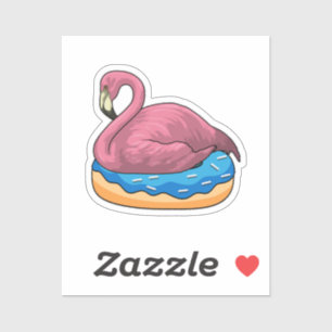 Duck with Donut Sticker