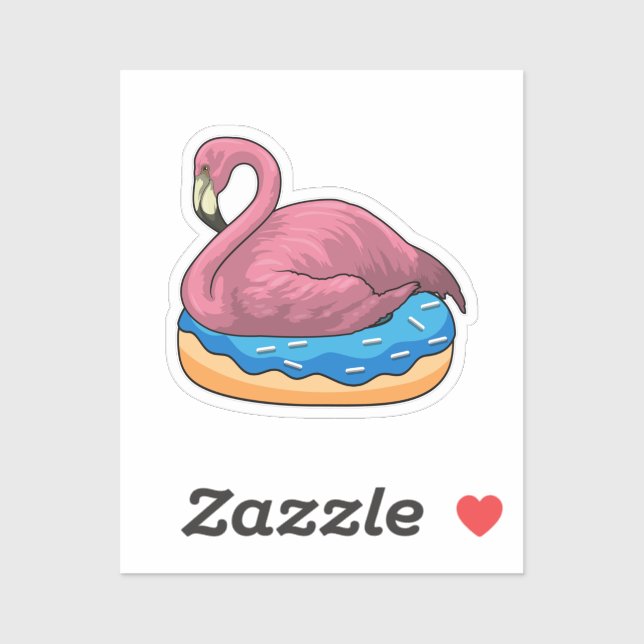 Duck with Donut Sticker (Sheet)