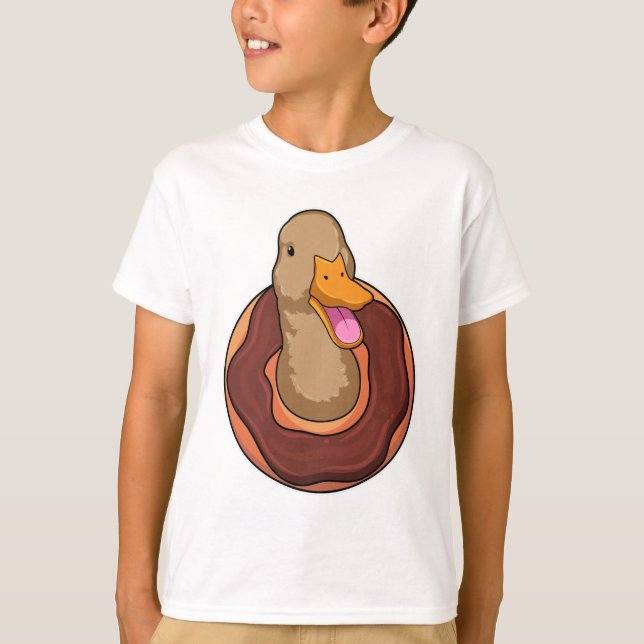 Duck with Donut T-Shirt (Front)