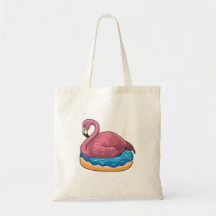 Duck with Donut Tote Bag