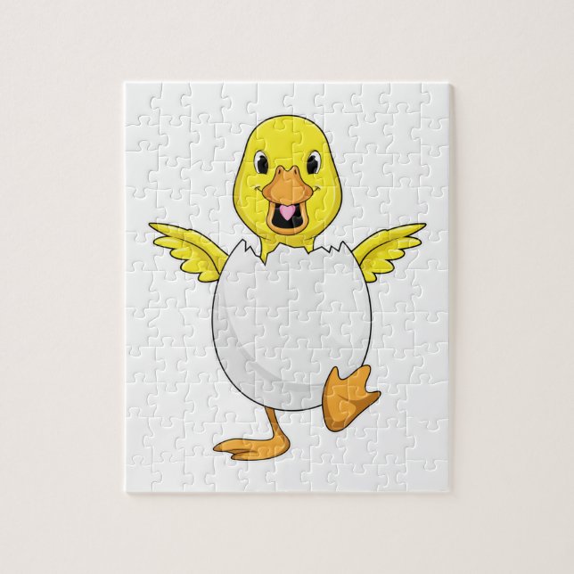 Duck with Egg Jigsaw Puzzle (Vertical)