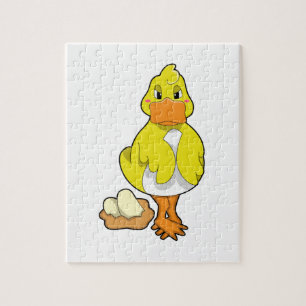 Duck with Eggs Jigsaw Puzzle