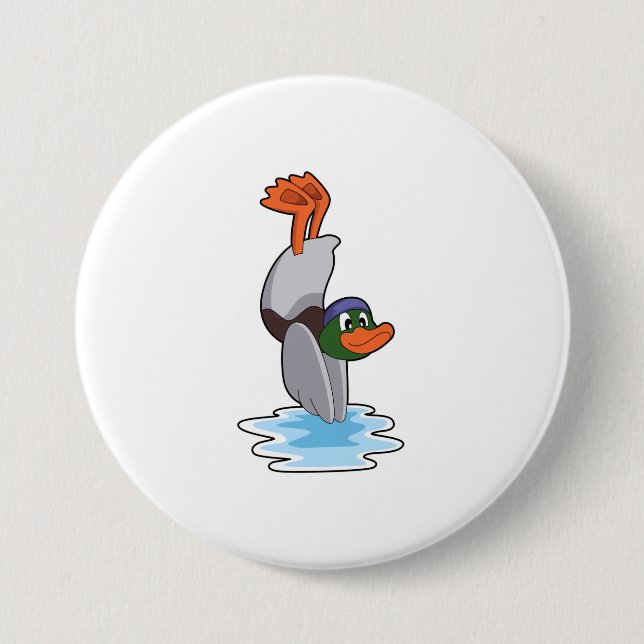 Duck with Handstand in Water.PNG Button (Front)
