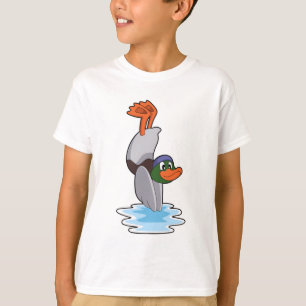 Duck with Handstand in Water.PNG T-Shirt