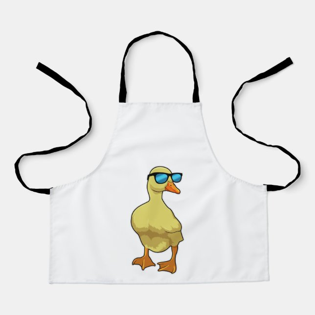 Duck with Sunglasses Apron (Front)