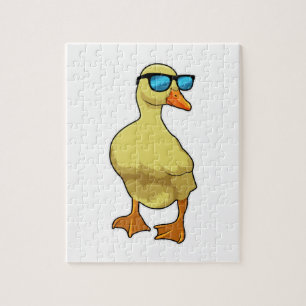 Duck with Sunglasses Jigsaw Puzzle