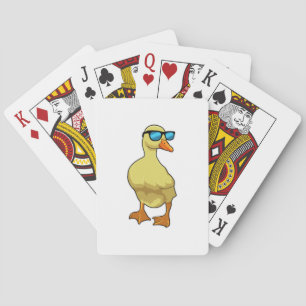 Duck with Sunglasses Poker Cards
