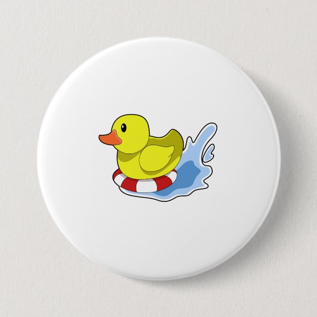 Duck with Swim ring in Water.PNG Button (Front)