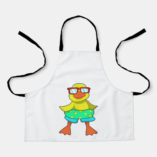 Duck with Swim ring & Sunglasses Apron (Front)