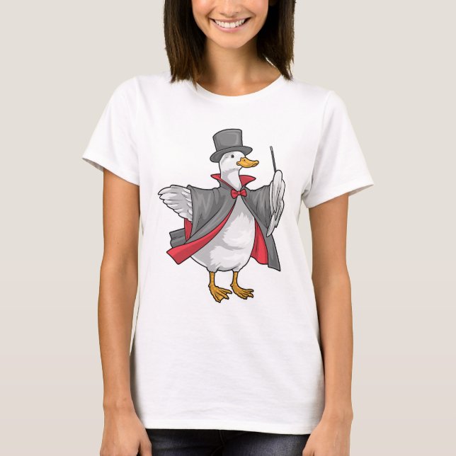 Duck Wizard Magic wand T-Shirt (Front)