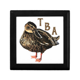 Duck Wooden Jewelry Keepsake Box