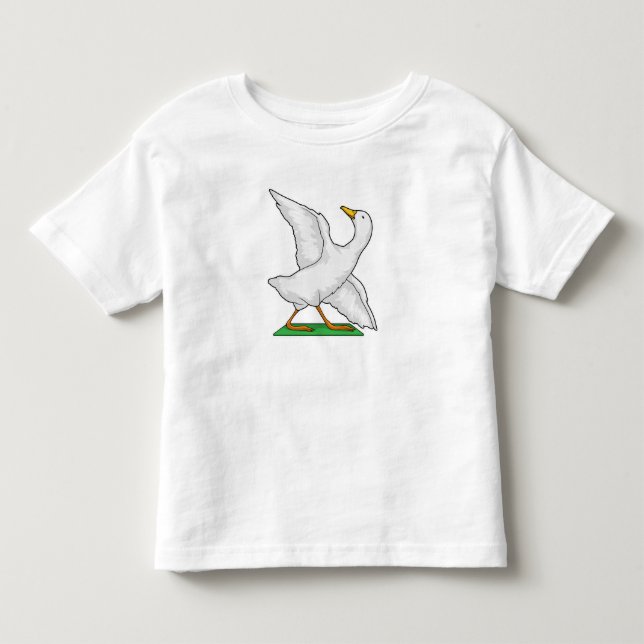 Duck Yoga Meditation Fitness Toddler T-shirt (Front)