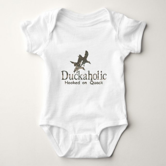 DUCKAHOLIC BABY BODYSUIT (Front)