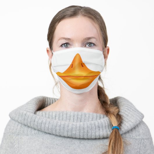 Duckbill facemask adult cloth face mask (Worn)