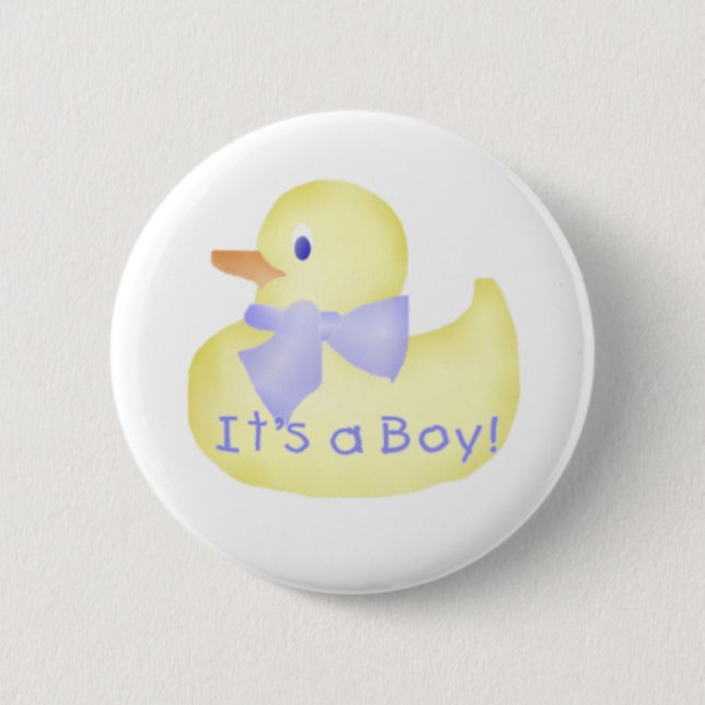 Duckie It's a Boy Button (Front)